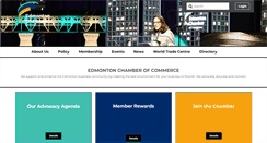 Desktop Screenshot of edmontonchamber.com